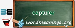 WordMeaning blackboard for capturer